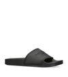 Kurt Geiger Logo Pool Slides In Charcoal