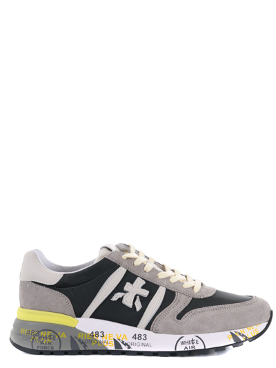 Premiata Lander 4587 - Sneakers In Grey