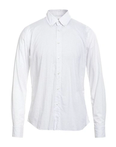 Xacus Man Shirt White Size 15 Cotton
