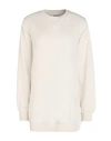 ONLY ONLY WOMAN SWEATSHIRT CREAM SIZE XL COTTON, POLYESTER