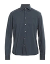Brian Dales Man Shirt Midnight Blue Size 16 ½ Cotton, Polyamide, Elastane