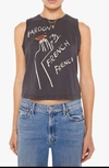 Mother The Strong And Silent Type Tank Top In French French