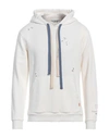 Grey Daniele Alessandrini Man Sweatshirt White Size Xl Cotton