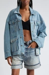 R13 OVERSIZE DENIM TRUCKER JACKET