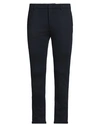 Paolo Pecora Man Pants Midnight Blue Size 36 Viscose, Polyamide, Elastane In Blue