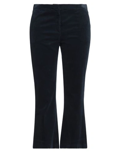 Aspesi Woman Pants Midnight Blue Size 8 Cotton In Blue