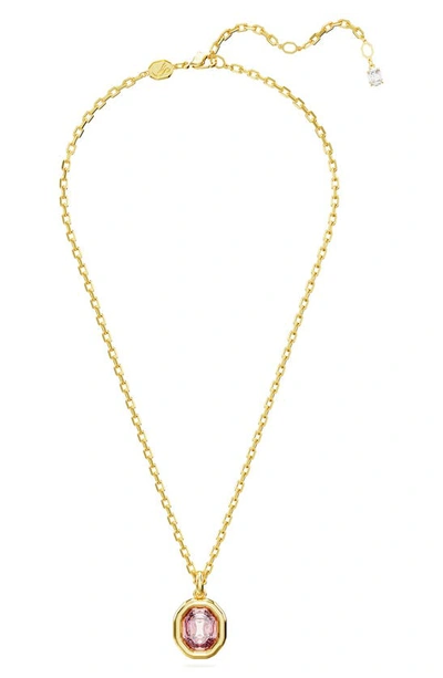 Swarovski Imber Crystal Pendant Necklace In Pink