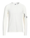 C.p. Company C. P. Company Man Sweater Off White Size 42 Cotton In Off White