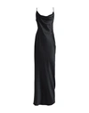Actualee Woman Maxi Dress Black Size 6 Polyester In Black