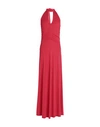 LE STREGHE LE STREGHE WOMAN MAXI DRESS RED SIZE M POLYESTER, ELASTANE