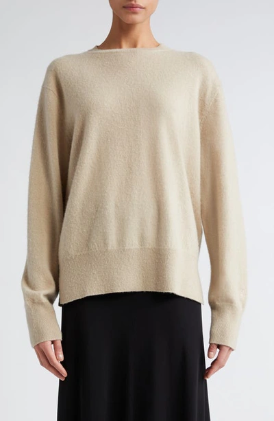 Totême Cashmere Crewneck Jumper In Fawn