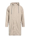 Canali Man Overcoat & Trench Coat Beige Size 38 Cotton, Polyester, Polyamide In Beige
