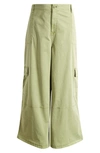 BP. TWILL WIDE LEG CARGO PANTS