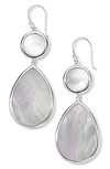 IPPOLITA IPPOLITA DOT AND TEARDROP MOTHER-OF-PEARL EARRINGS