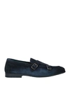DOUCAL'S DOUCAL'S MAN LOAFERS NAVY BLUE SIZE 12 LEATHER