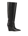 Paris Texas Woman Boot Black Size 8 Leather In Black