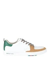PS BY PAUL SMITH PS PAUL SMITH MAN SNEAKERS WHITE SIZE 9 COW LEATHER