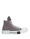 CONVERSE X DRKSHDW CONVERSE X DRKSHDW WOMAN SNEAKERS DOVE GREY SIZE 8 TEXTILE FIBERS