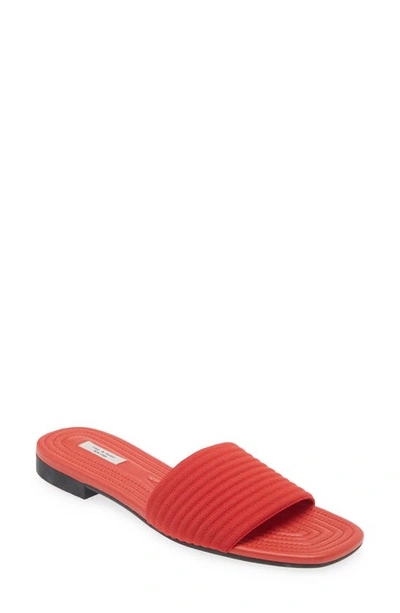 Rag & Bone Ellis Slide Sandal In Scarlett