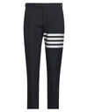 Thom Browne Trousers With Adjustable Martingale Strap In Blue