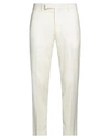 MICHELE CARBONE MICHELE CARBONE MAN PANTS CREAM SIZE 34 VIRGIN WOOL, ELASTANE