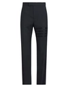 THOM BROWNE THOM BROWNE MAN PANTS MIDNIGHT BLUE SIZE 3 WOOL