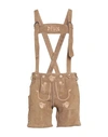 Franz Kraler Woman Shorts & Bermuda Shorts Khaki Size 10 Leather In Beige