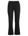 Vero Moda Woman Jeans Black Size S-30l Cotton, Polyester, Elastane In Black