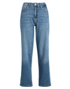 ONLY ONLY WOMAN JEANS BLUE SIZE 30W-32L COTTON, ELASTANE