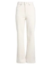 Vero Moda Woman Jeans Ivory Size 28w-32l Cotton, Recycled Cotton, Elastane In White