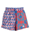 ADIDAS X FARM RIO ADIDAS X FARM RIO FARM SHORTS WOMAN SHORTS & BERMUDA SHORTS RED SIZE 12 RECYCLED POLYESTER