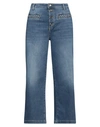 Liu •jo Woman Jeans Blue Size 30 Cotton, Elastane In Blue