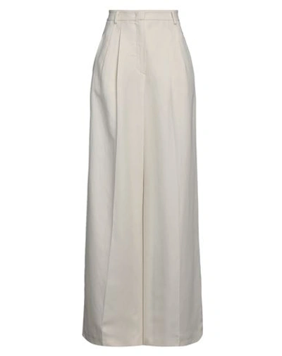 Weekend Max Mara Woman Pants Cream Size 10 Viscose, Linen In White