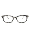 THOM BROWNE THOM BROWNE SQUARE-FRAME ACETATE OPTICAL FRAMES EYEGLASS FRAME GREY SIZE 50 ACETATE