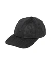 MARINE SERRE MARINE SERRE WOMAN HAT BLACK SIZE ONESIZE RECYCLED POLYESTER, POLYESTER