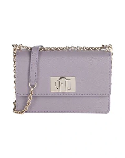 Furla Mini 1927 Leather Crossbody Bag In Purple