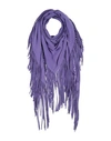 Snobby Sheep Woman Scarf Lilac Size - Cotton, Silk In Purple