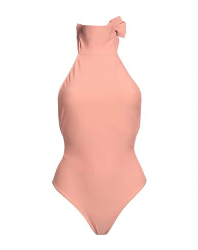 La Reveche La Revêche Woman One-piece Swimsuit Pastel Pink Size S Polyamide, Elastane