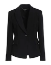 LIU •JO LIU •JO WOMAN BLAZER BLACK SIZE 10 POLYESTER