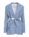 Fabiana Filippi Jacket In Blue Jeans