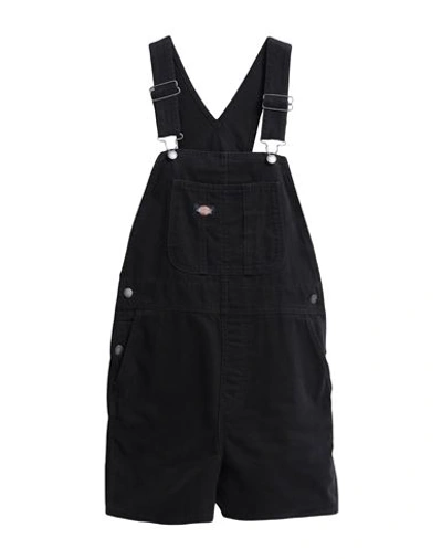 Dickies Woman Overalls Black Size S Cotton