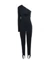 DAVID KOMA DAVID KOMA WOMAN JUMPSUIT BLACK SIZE 6 POLYAMIDE, ELASTANE