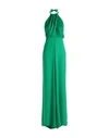 Pinko Halterneck Sleeveless Jumpsuit In Green