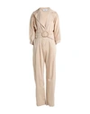 Jijil Woman Jumpsuit Beige Size 4 Cotton, Polyamide, Elastane In Beige