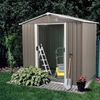 SIMPLIE FUN 6FT X 5FT OUTDOOR METAL STORAGE SHED GRAY