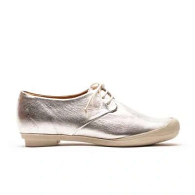 Tracey Neuls Geek Veuve | Leather Trainer In Metallic