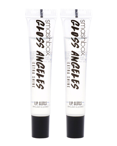 Smashbox Cosmetics Women's 0.34oz Gloss Angeles Extra Shine Lip Gloss - Clear Pack Of 2 In White