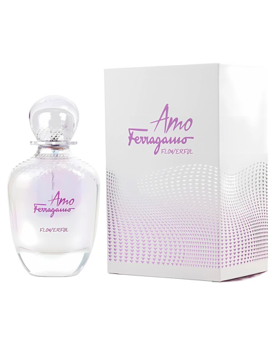 Ferragamo Women's 3.4oz Amo Flowerful Edt Spray In White