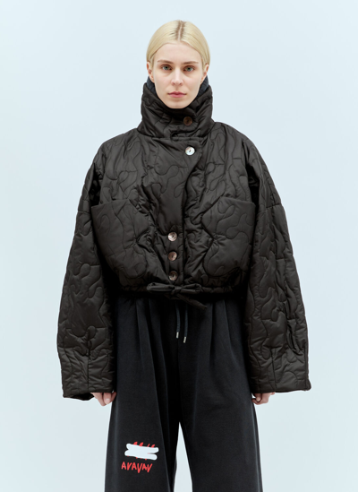 Avavav Barbro Bomber Jacket In Black