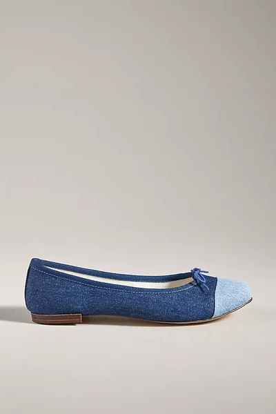 Repetto Flora Ballet Flats In Blue